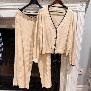 Marled matching set xl